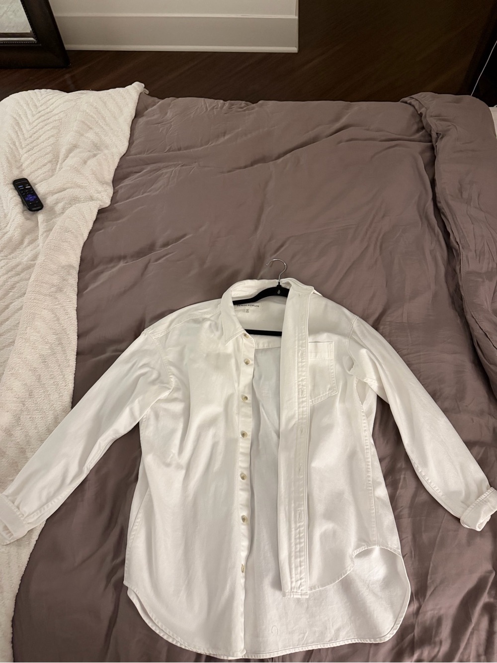 Aritzia Denim Forum Jean Button Up shirt